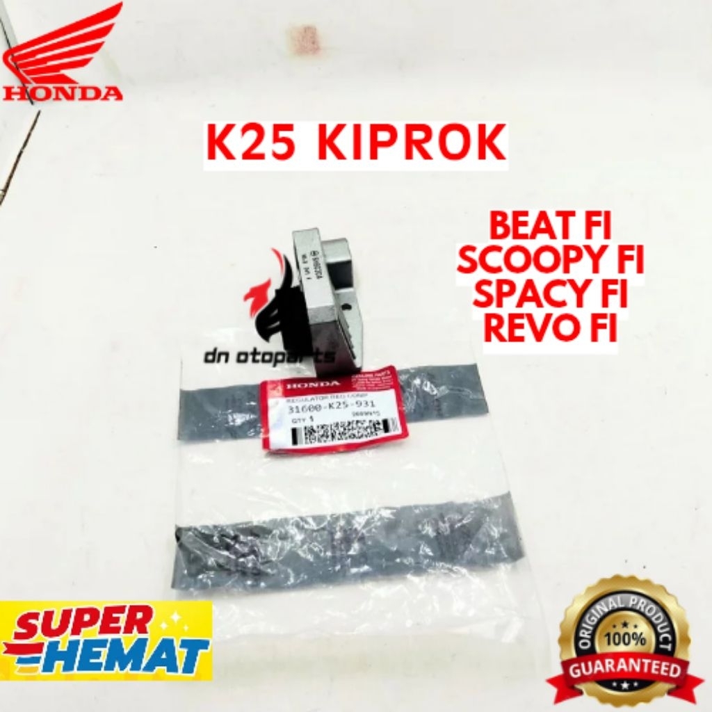 KIPROK ORIGINAL HONDA KODE K25, KIPROK BEAT FI, KIPROK SCOOPY FI, KIPROK SPACY FI, KIPROK VARIO FI

