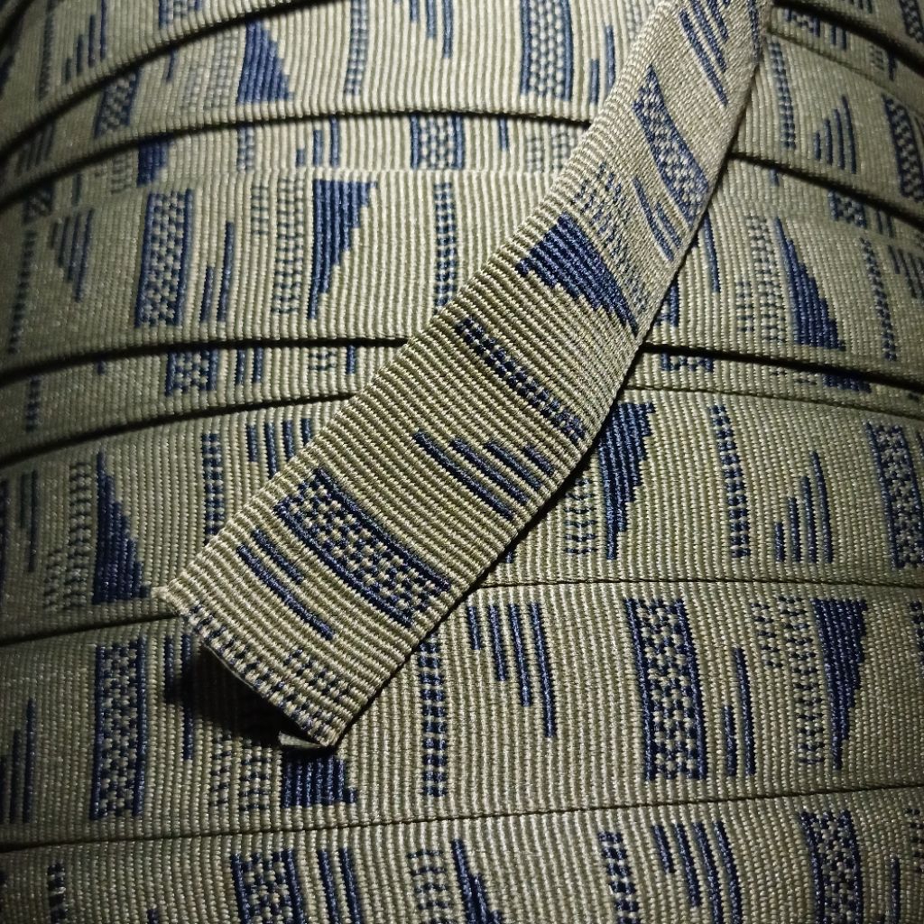 webbing twobular tubular motif uk 2,5cm