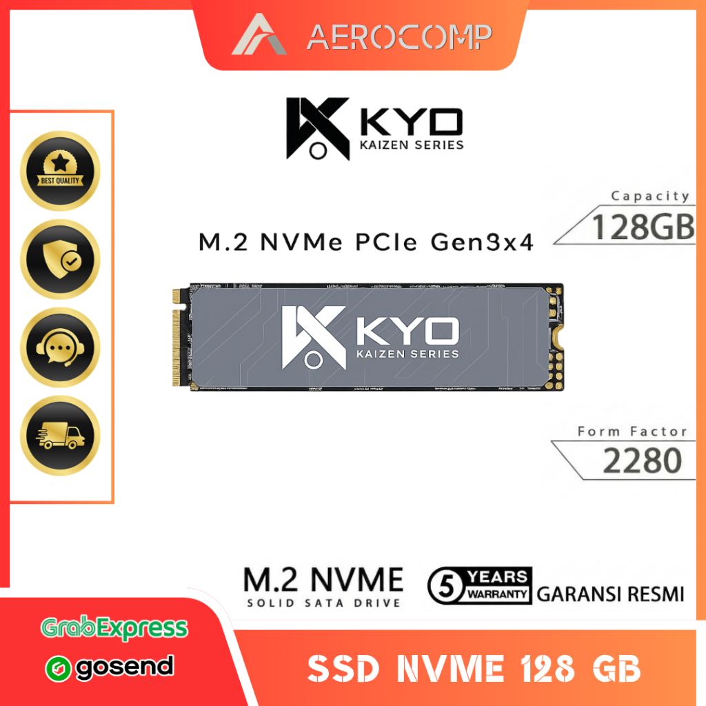 SSD NVME M.2 128GB KYO KAIZEN
