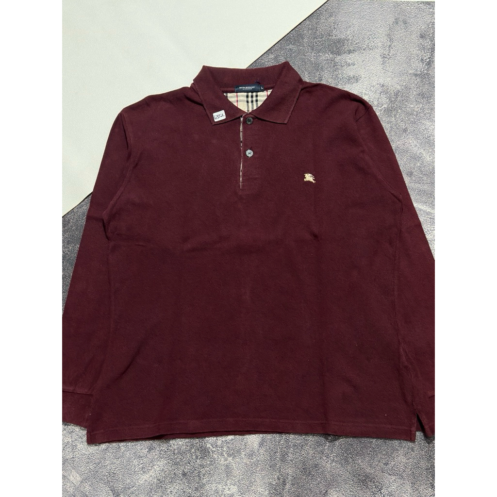 Polo Shirt Panjang Burberry
