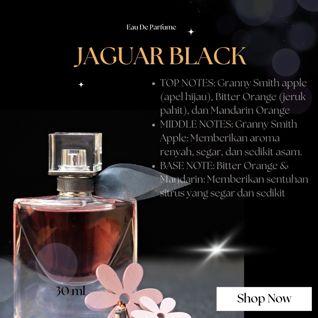 parfum refill jaguar black | kualitas terbaik|best seller