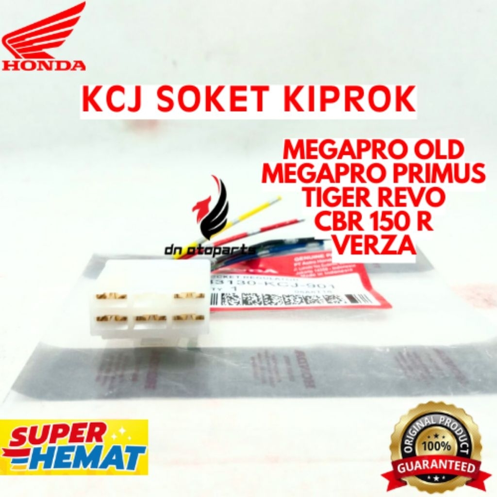 SOKET KIPROK ORIGINAL HONDA KODE KCJ, SOKET KIPROK MEGAPRO OLD, SOKET KIPROK MEGAPRO PRIMUS, SOKET K