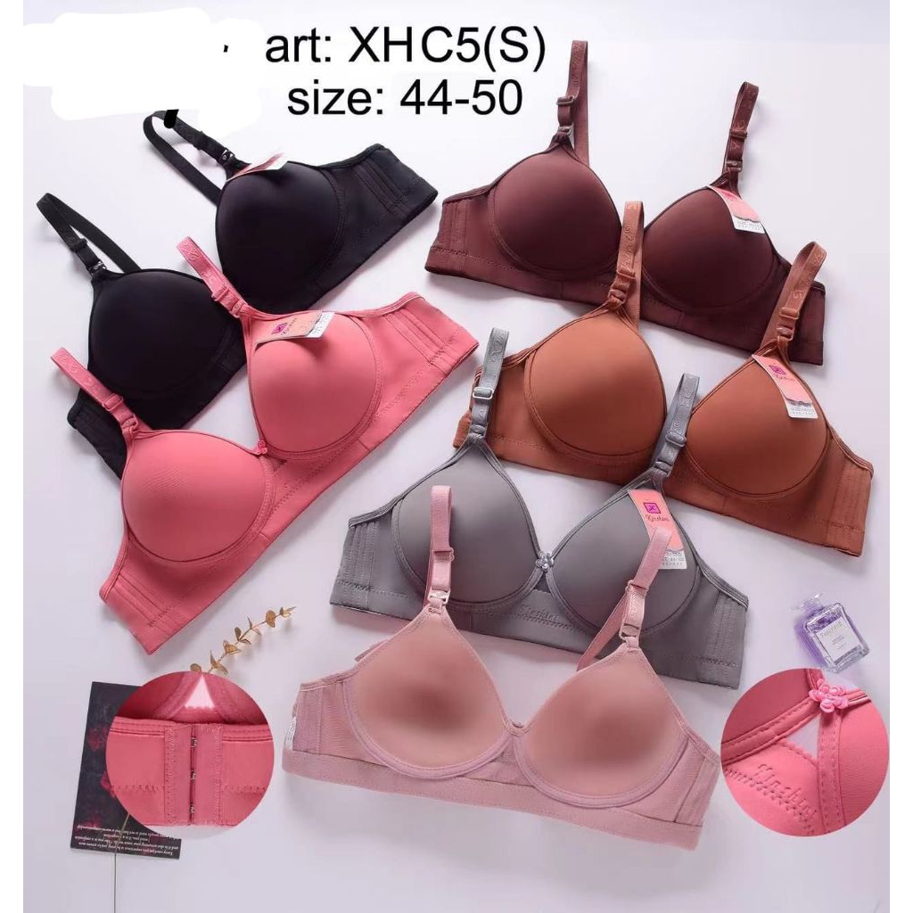 BH BRA IMPORT JUMBO BIG SIZE 44-50 3KAIT CUP C D MELAR ADEM LEMBUT HALUS MURAH PREMIUM xinshini xh c
