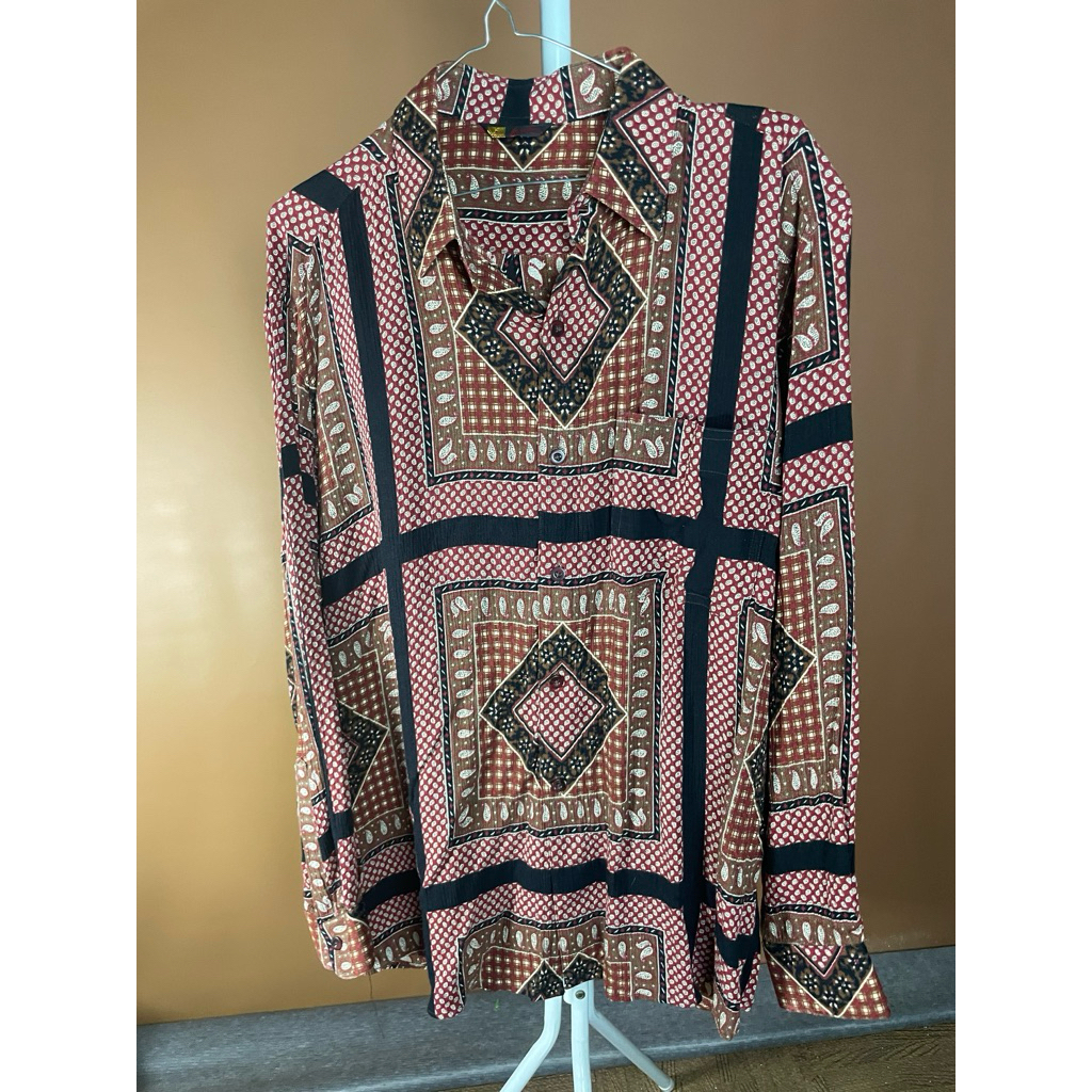 Batik Wanita | Batik Cewek Lengan Panjang Preloved