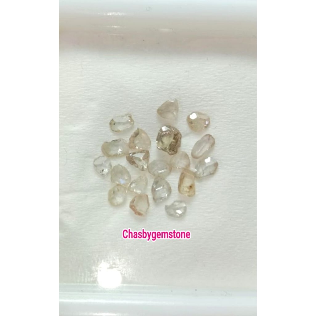 Natural belahan intan-Batu Permata intan Berlian Banjar luster jos