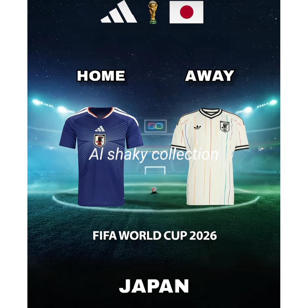 Jersey Timnas Jepang 2026/2027 Home Away Fans Version