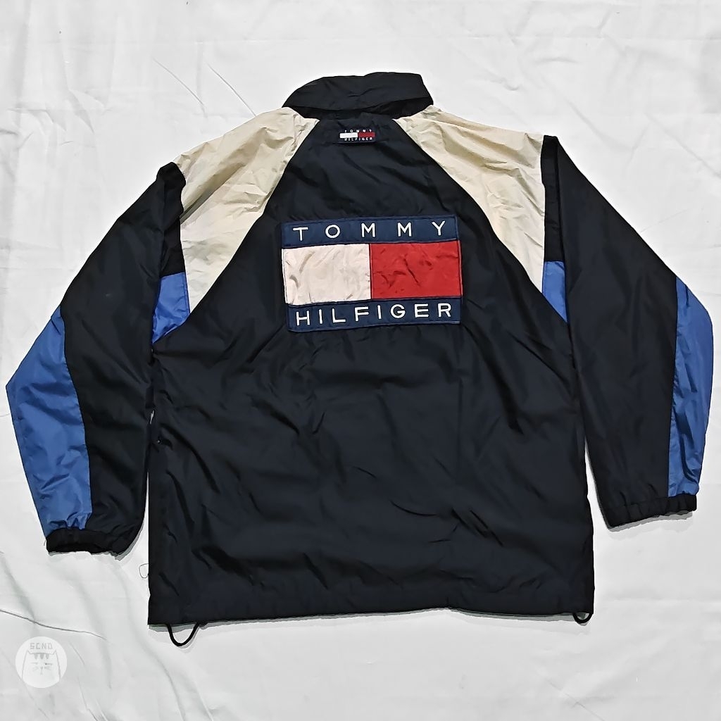 Vintage Tommy Hilfiger Spellout Big Logo Packable