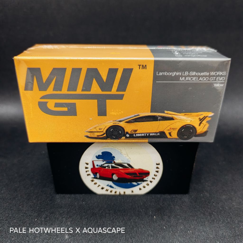 MINI GT LAMBORGHINI LBWK LB SILHOUETTE WORKS murcielago GT EVO yellow