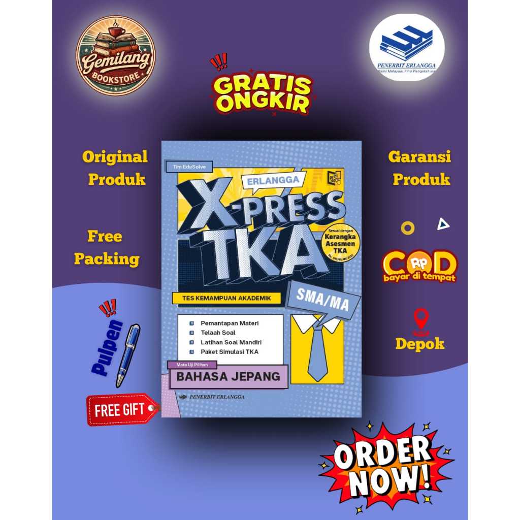 ERLANGGA XPRESS TKA BAHASA JEPANG SMA/MA
