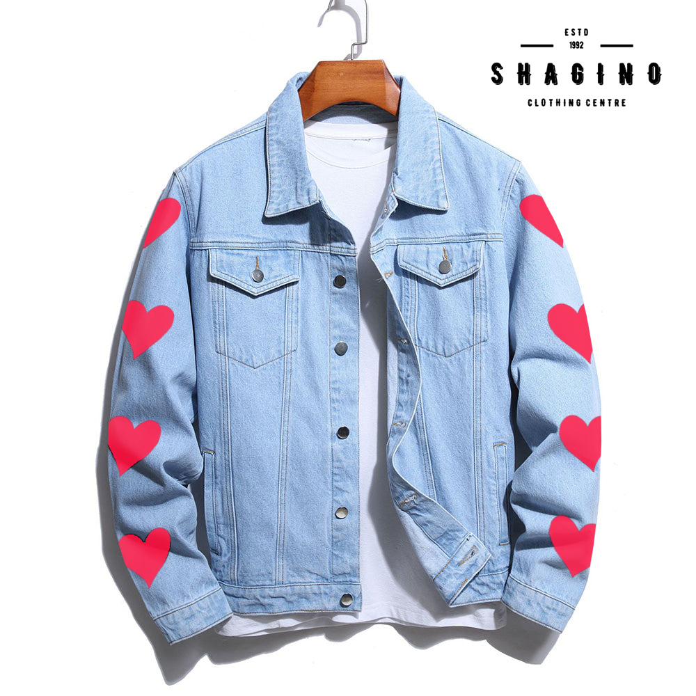 Shagin0 | Jaket Jeans Terbaru / Jaket Pria / Jaket Pria Keren / Jaket Jeans Pria Korean Style / Jake