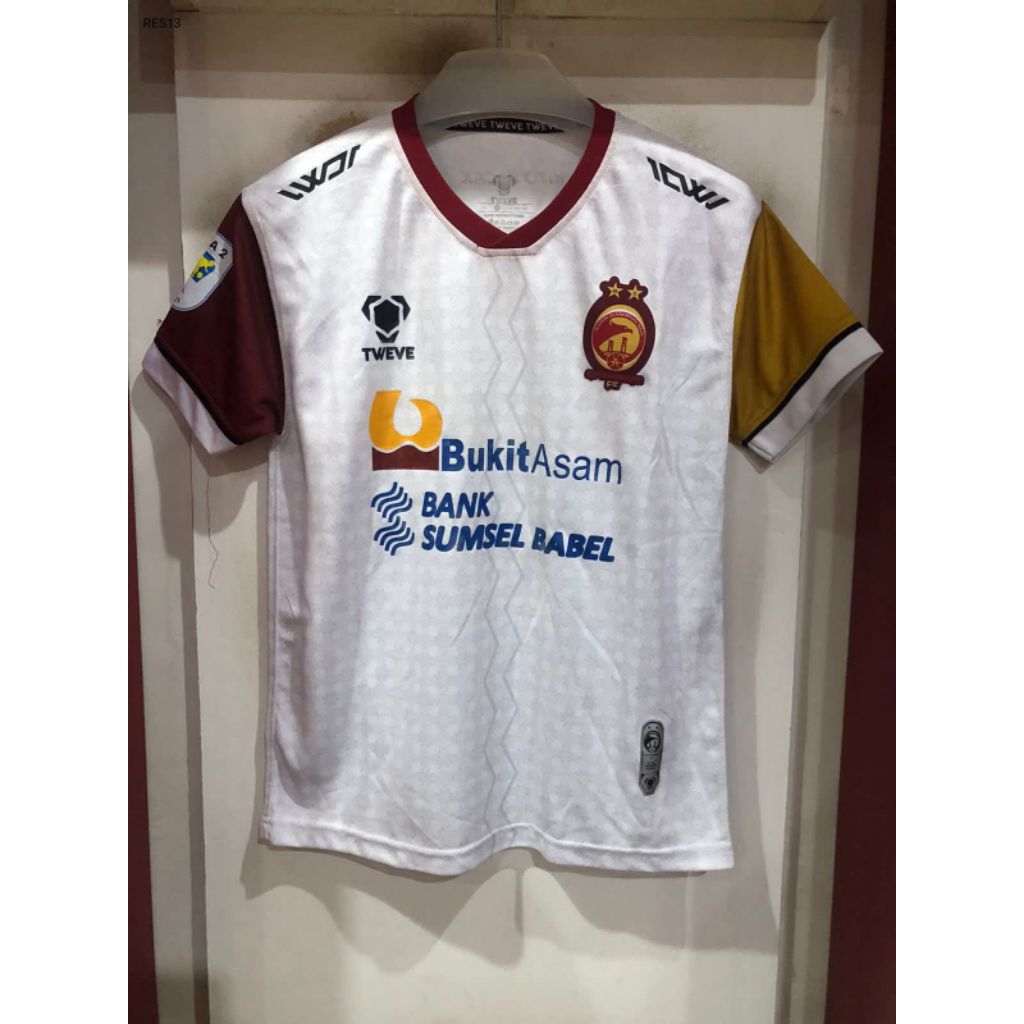 Jersey Sriwijaya FC Palembang Away Liga 2 2021 2022 Original Authentic Player Issue TWEVE