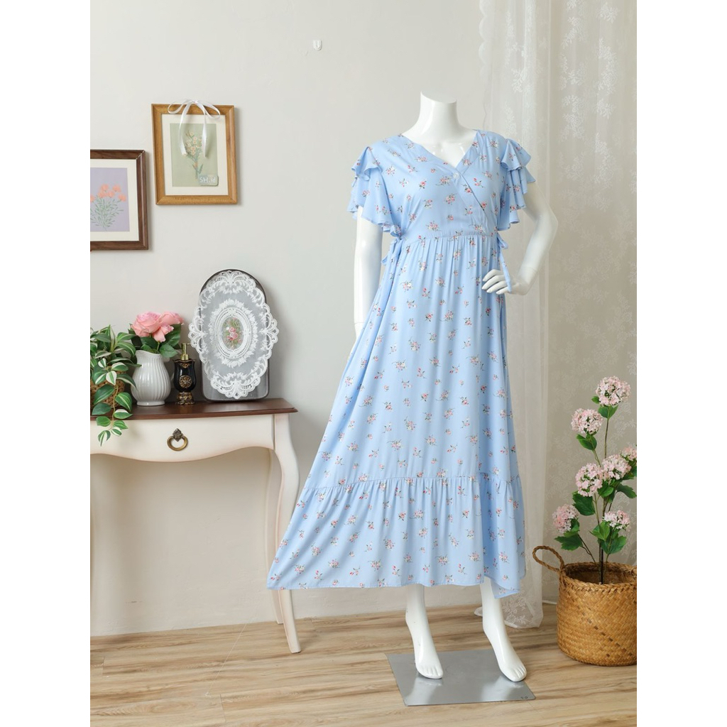 Daster busui panjang Fatma dress daster cantik kekinian