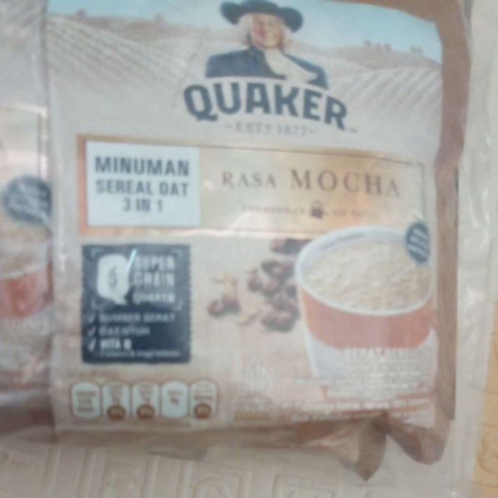 Bundling Quaker Oatmeal 3 in 1 isi 3 Sachet
