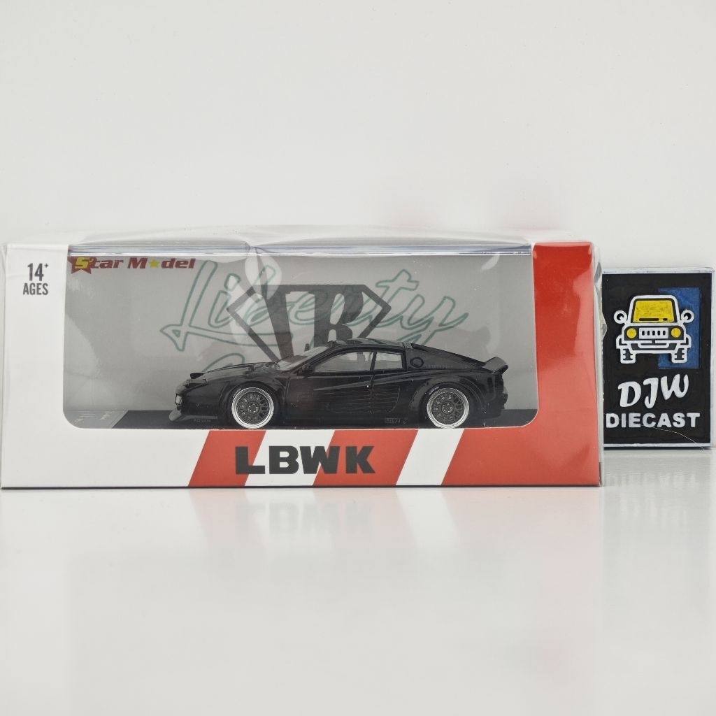 Star Model 1/64 Ferrari 512TR LBWK Liberty Walk Black