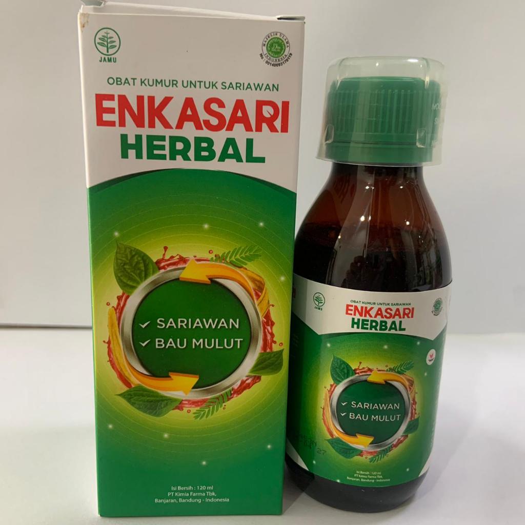 Enkasari Herbal Obat Kumur Alami Untuk Sariawan