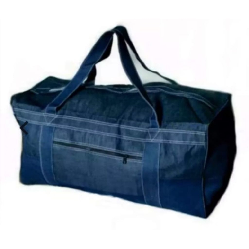 Tas Pakaian multifungsi Bahan Levis tebal dan kuat Tas Travel Bag