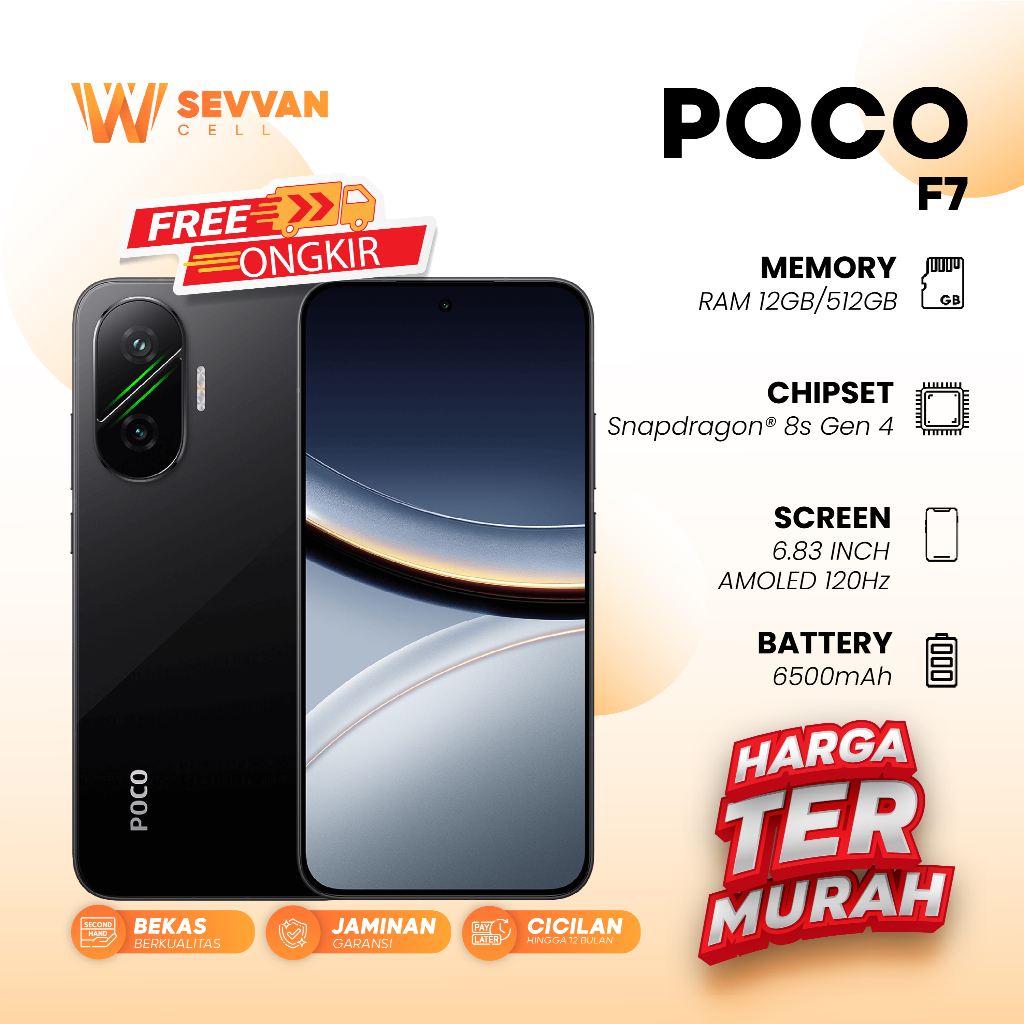 Handphone Xiaomi Poco F7 Ram 12 512 GB
