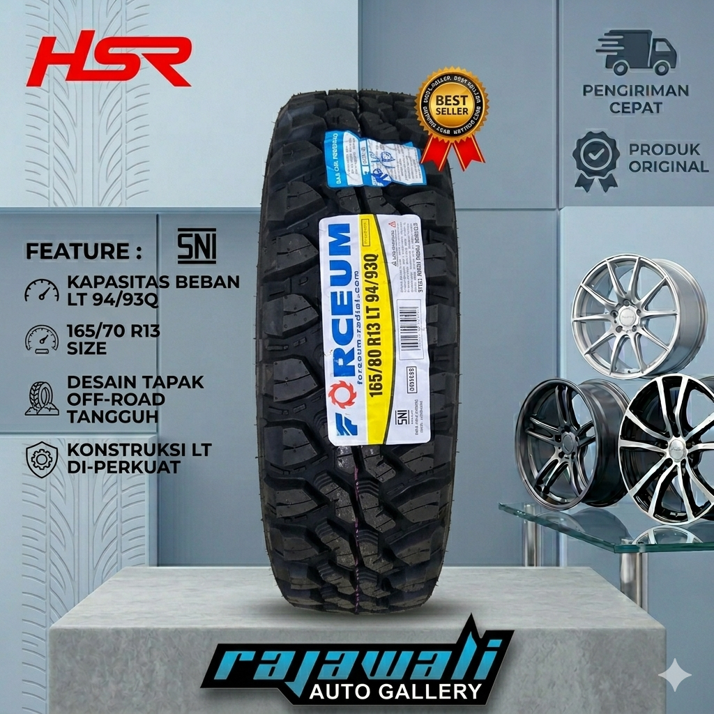 BAN MOBIL OFFROAD PACUL RING 13 FORCEUM MT 08 PLUS 165 80 R13 GRAND MAX CARRY PICK UP