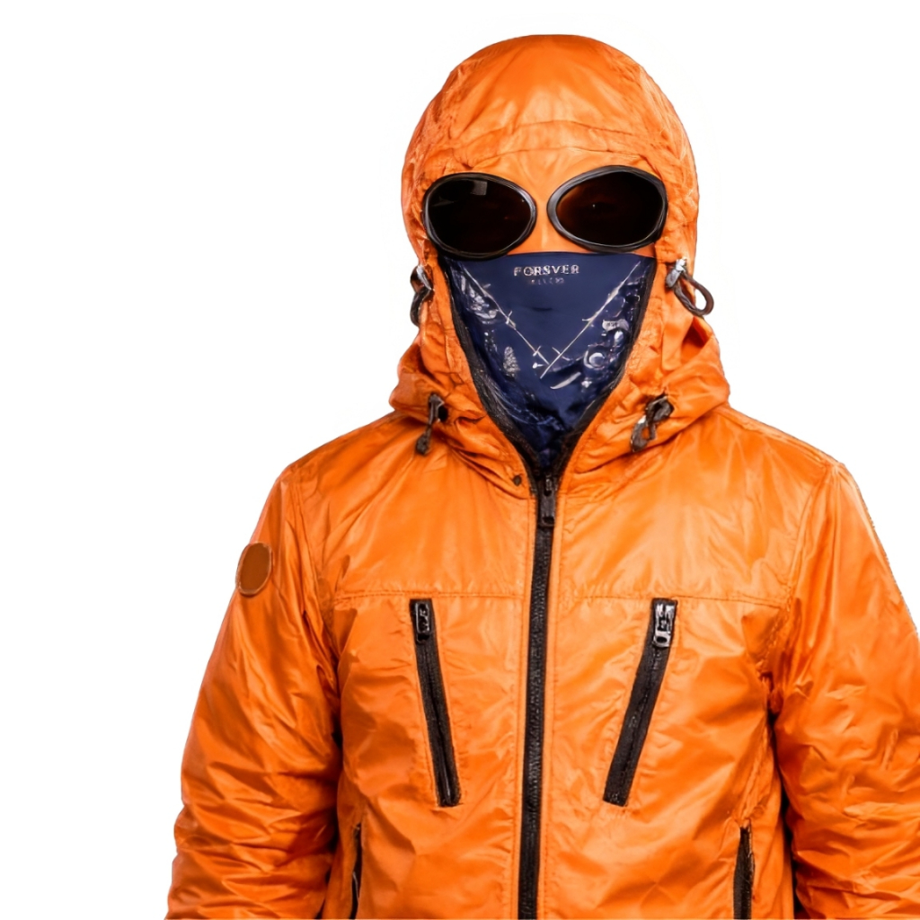 Goggle Jaket Bunglon / Gogle Jacket Orange Outdoor Waterproof - Casual Outfit