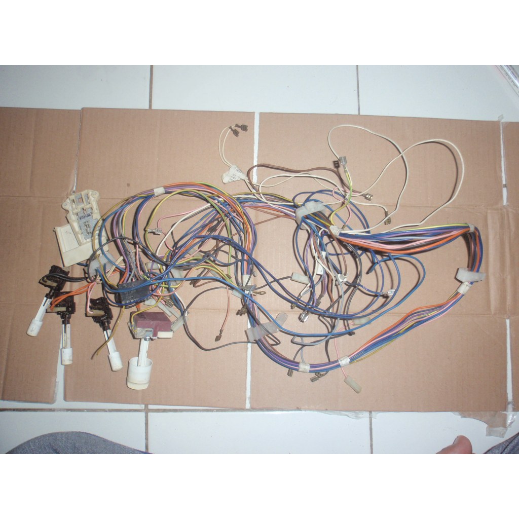 Kabel Body Wiring Mesin Cuci LUX Classic Front Load WH262 WH 262 Kapasitas 6.1kg