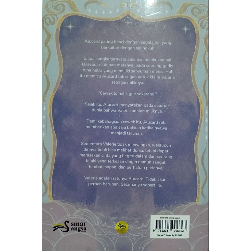 Alucard — Novel Ori (Pembatas buku + sticker)