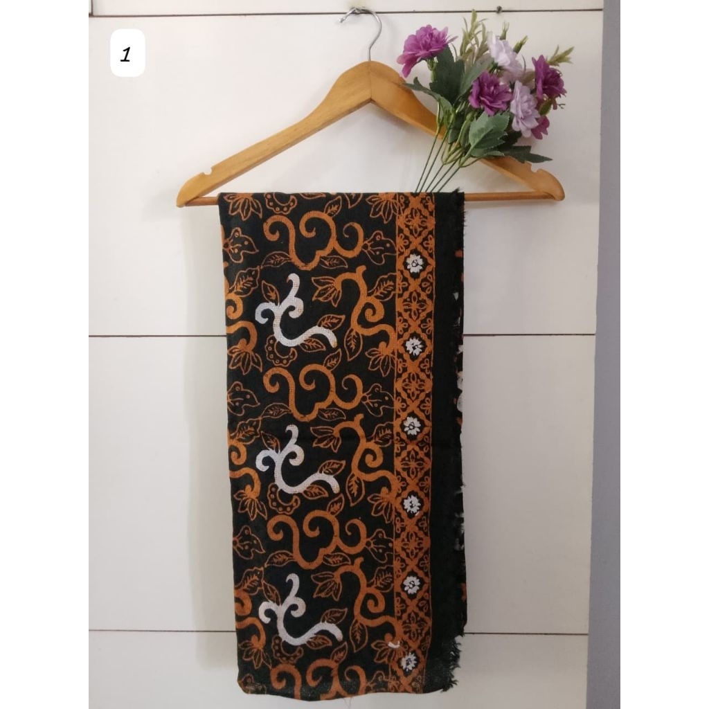 KAIN BATIK VISCOSE FISKOS SOGANAN KLASIK CAP TERMURAH KHAS CIREBON TRUSMI