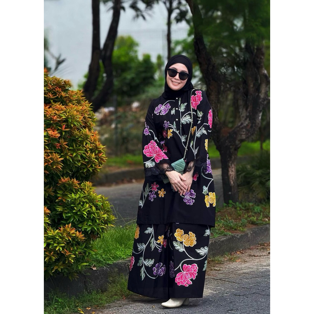 DENIK BATIK/SET BULAN/TUNIK BATIK/ROK BATIK