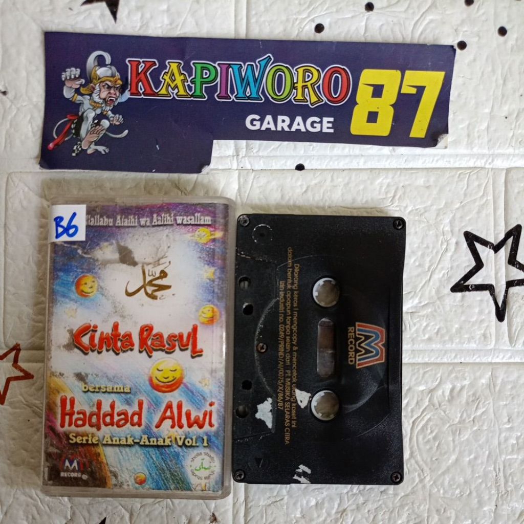 KASET PITA,,,CINTA RASUL BERSAMA HADDAD ALWI SERIE ANAK-ANAK VOL. 1