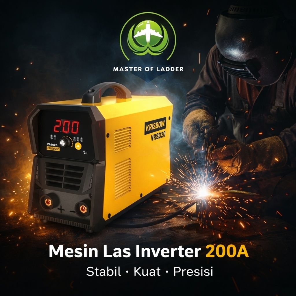 Krisbow Mesin Las Inverter 200A 1phase