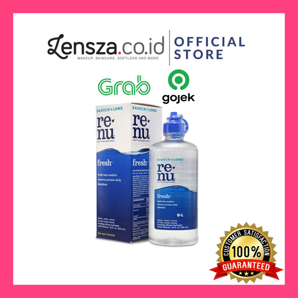 Lensza | Cairan Softlens Renu Fresh 355ml | Renu Fresh Multi Purpose Solution by Bausch + Lomb