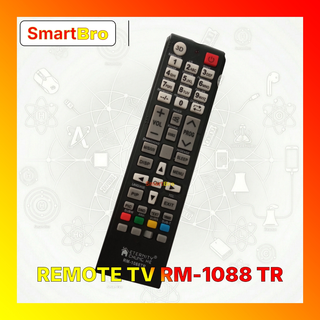Remote TV Universal Eternity Chung He RM-L 1088