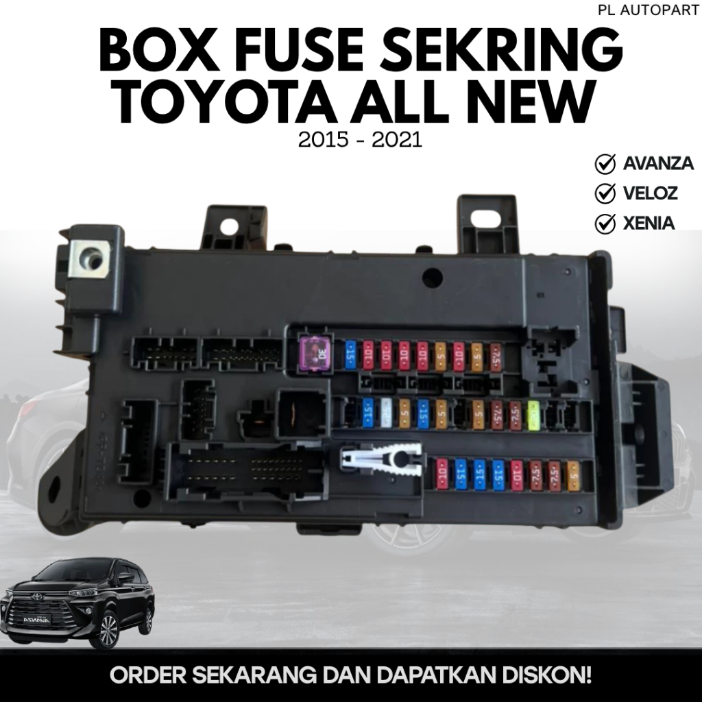 BOX FUSE SEKRING TOYOTA ALL NEW AVANZA VELOZ XENIA 2019 - 2021 82600-BZ680