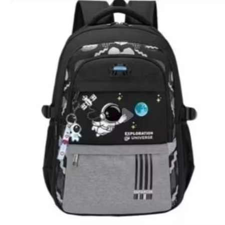 Backpack sekolah model terbaru 2026 / Tas karakter astronot / Tas ransel anak sekolah sd smp sma / T