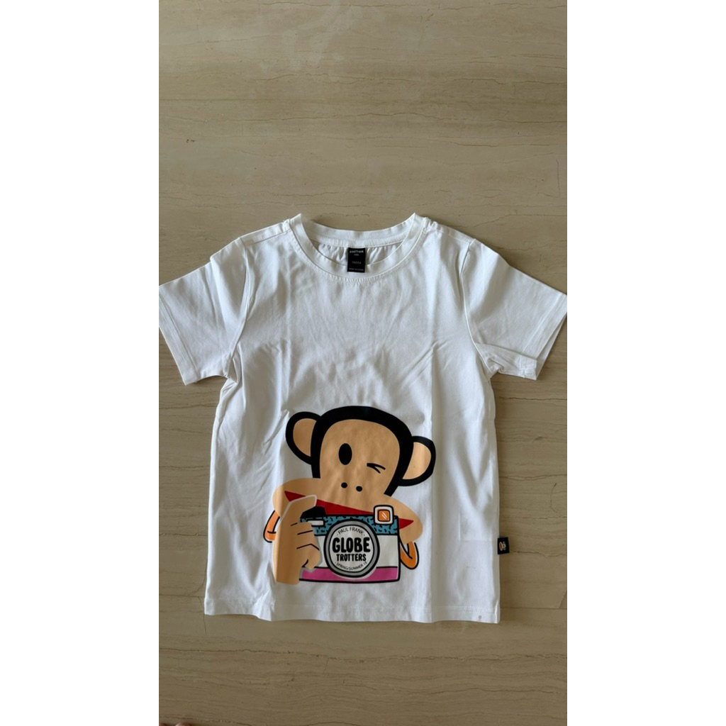 preloved unisext tshirt paul frank kids kaos anak size 130 ori