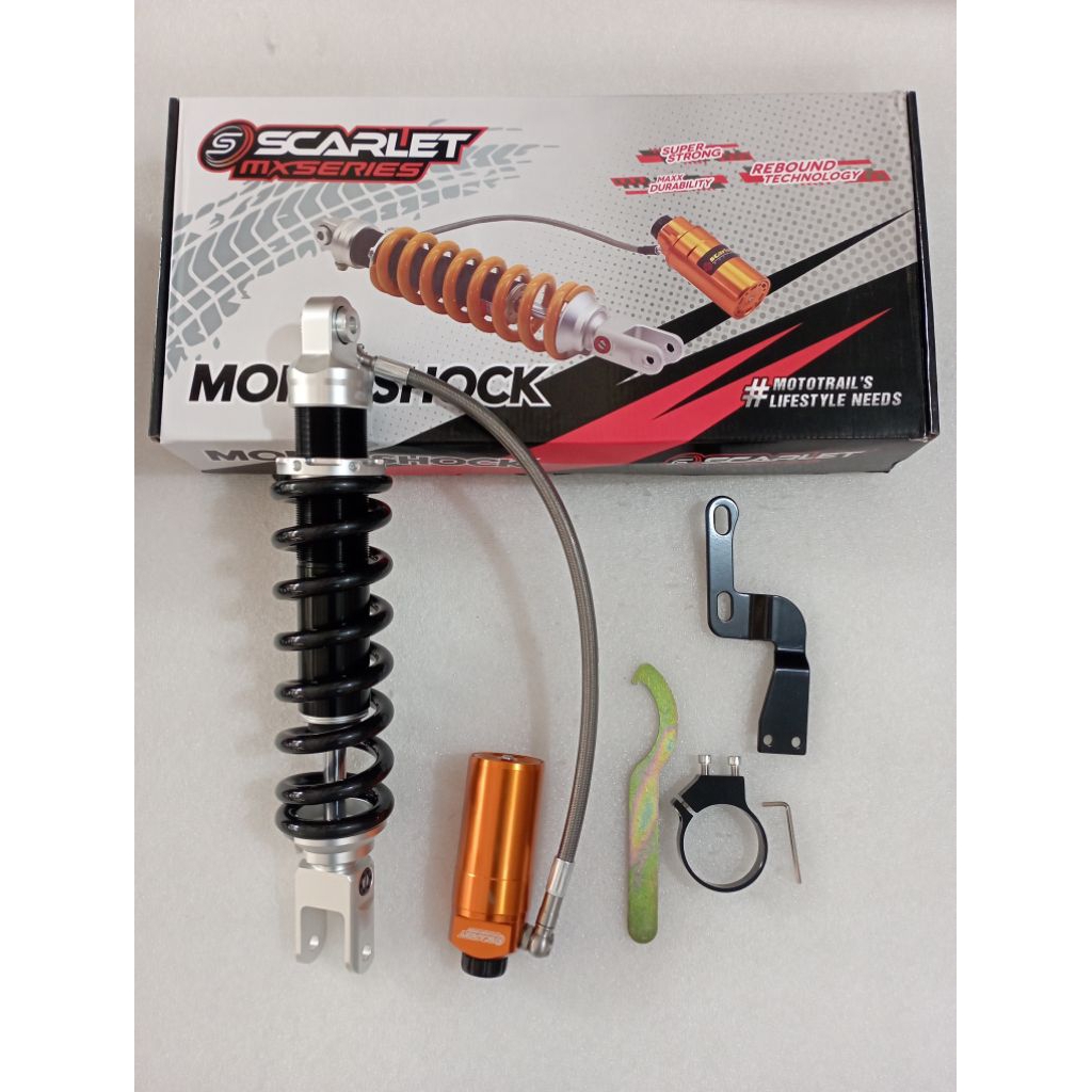 Shock Scarlet CRF 150 L Hitam Black Original Scarlet