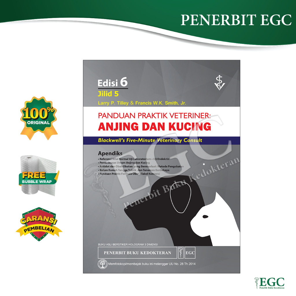 EGC Panduan Praktik Veteriner: Anjing dan Kucing Edisi 6 Jilid 5