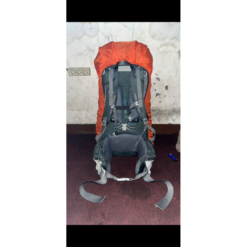 jual carrier eiger equator trek 65 kondisi secc