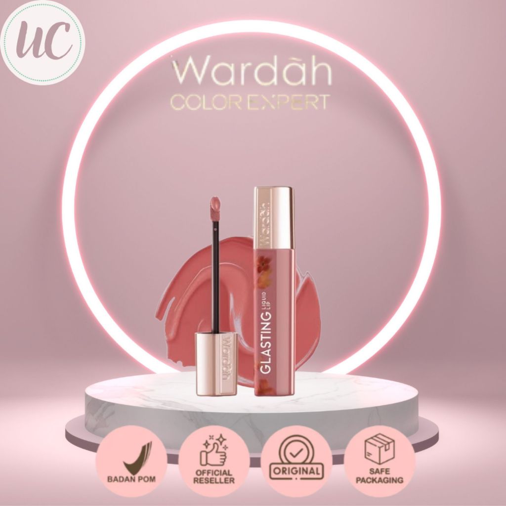 UMARA - WARDAH Glasting Liquid Lip / Lipstick Everglasting Transferproof Lip Moisturizer