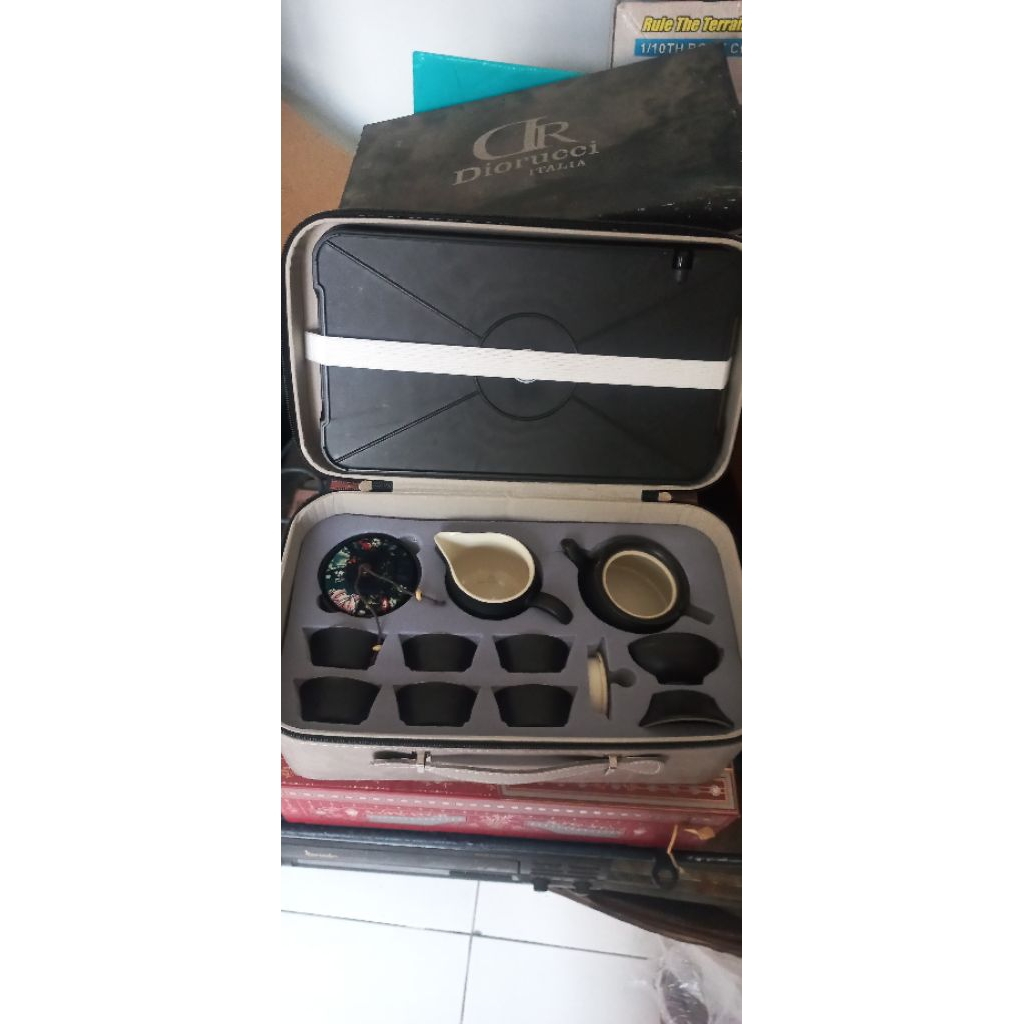 Tea Set Gift Set Hampers Kado Murah Souvenir Chinese Tea Pot Set Chinese Tea Tray Pot Set YDA