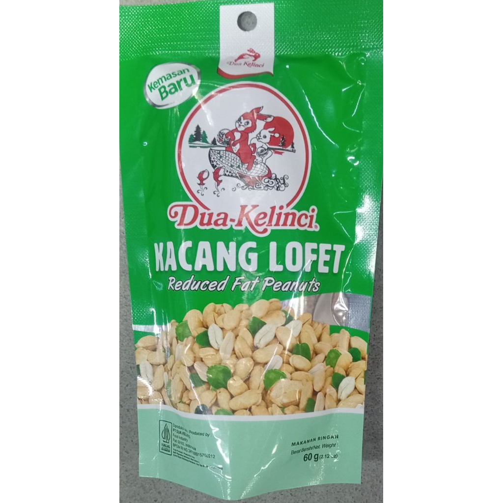 Kacang Lofet Dua Kelinci 60 gr