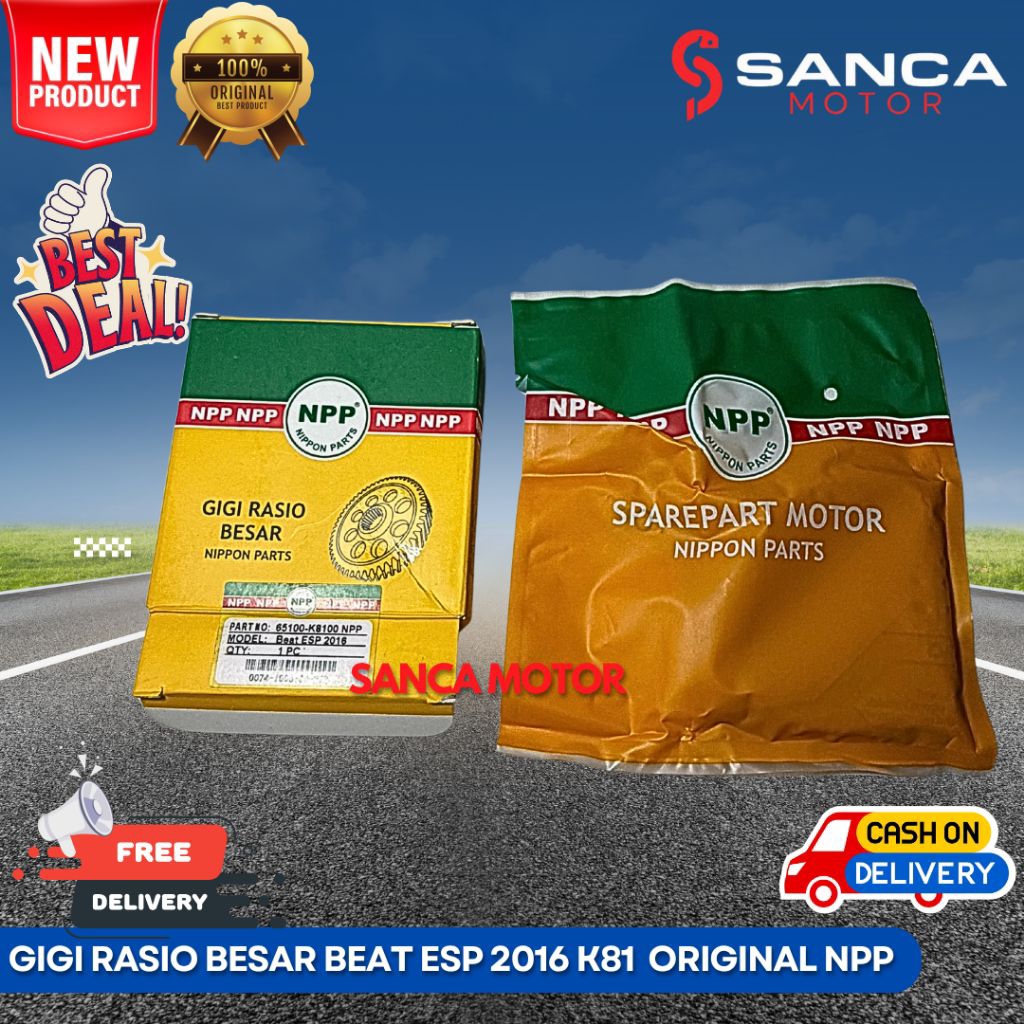 GIGI RASIO BESAR BEAT ESP 2016 K81 ORIGINAL NPP