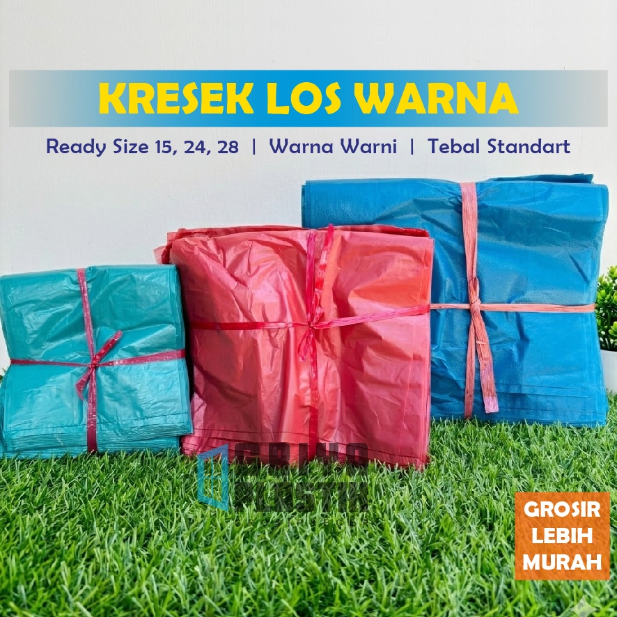 [700gr] Kantong Kresek Kiloan Warna | Kantong Kresek LOS | Kresek Warna