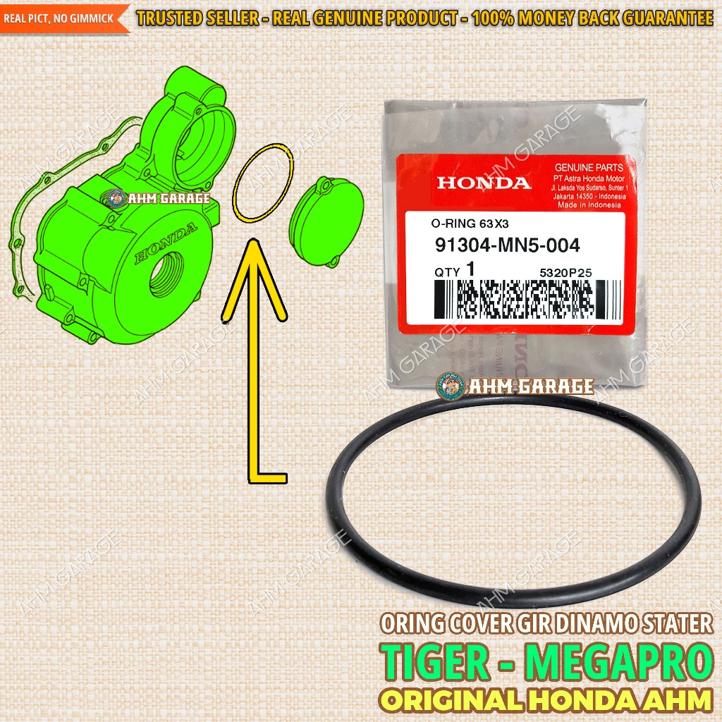 Oring Tutup Dinamo Stater Tiger Revo O-ring Cover Dinamo Starter Tiger Revolution O Ring 63x3 Tutup 