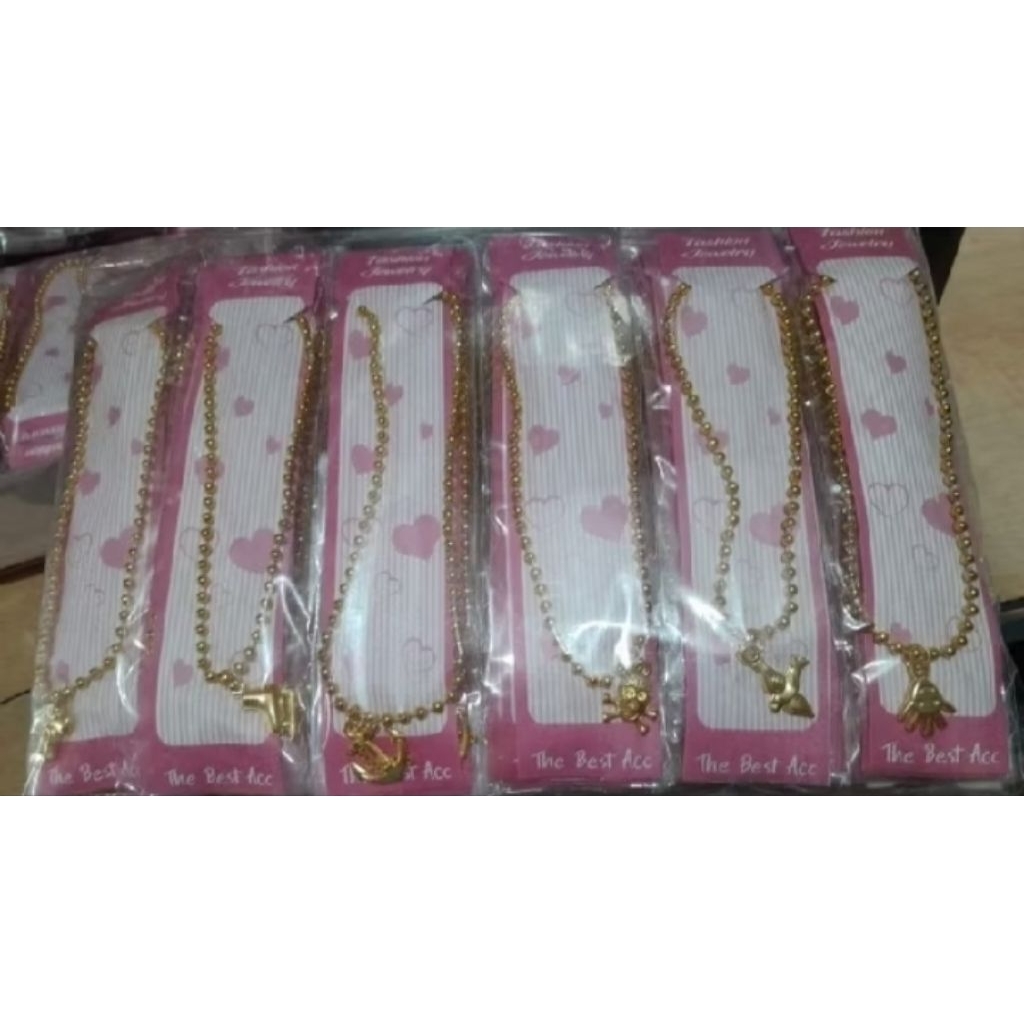 144pcs Kalung Emas Anak Biji Lada