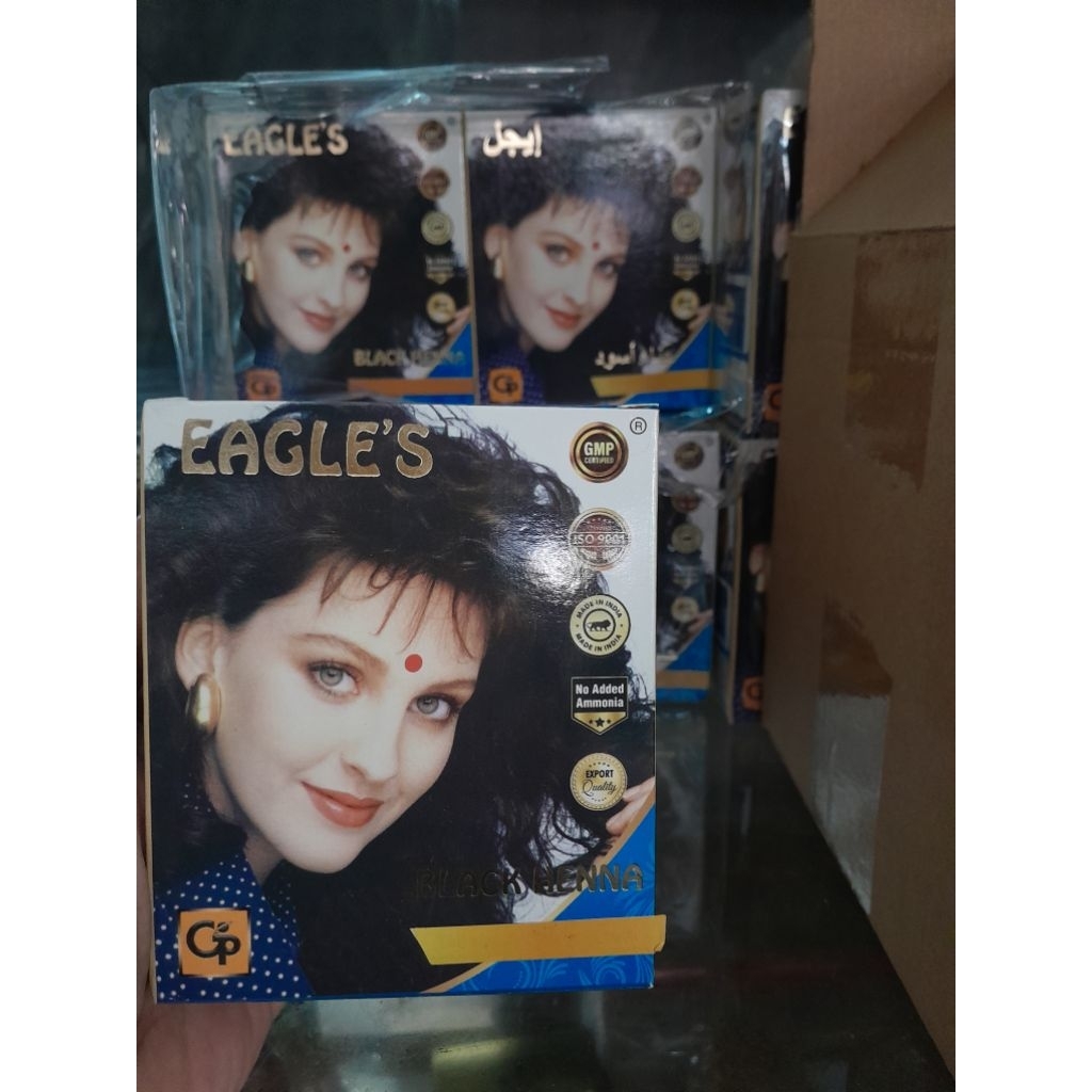Henna Pacar Rambut - eagle's henna - pacar rambut black henna