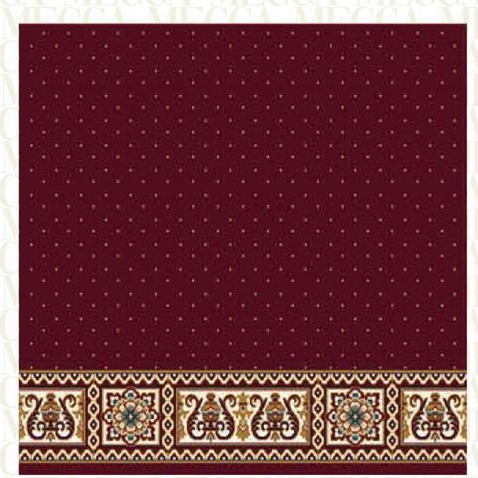 Karpet Masjid Meteran Merah / Red Mecca 5457