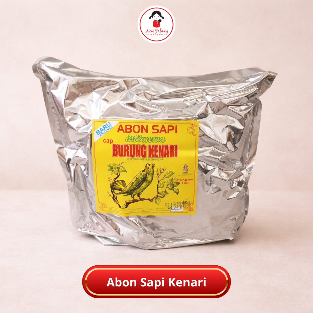 Abon Sapi Cap Burung Kenari 1kg