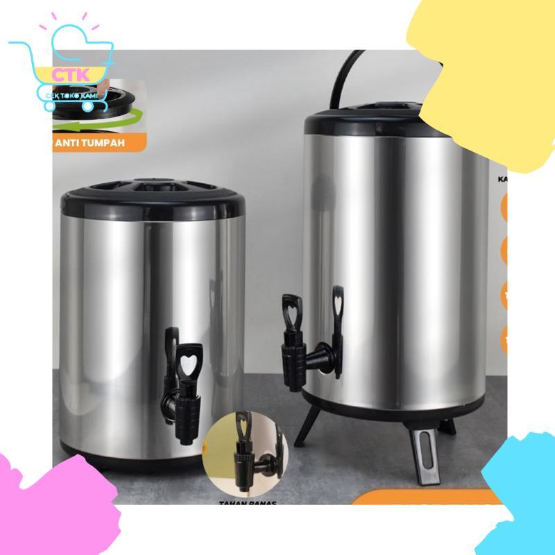 Nagako / Sinda / BMW Drink Jar Jumbo Air 8L 10L 12L Stainless Luar Dalam