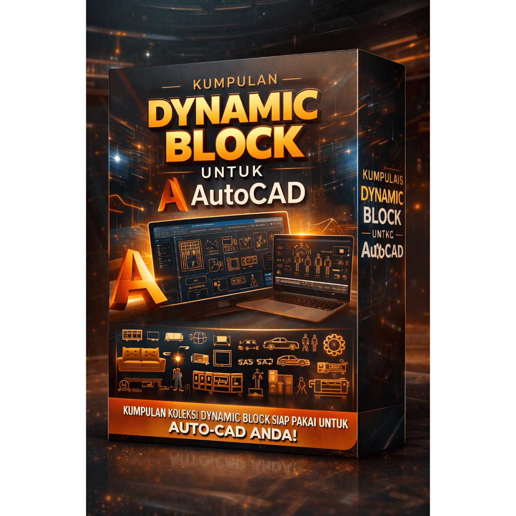Kumpulan Dynamic Block AutoCAD Lengkap Siap Pakai – Ribuan Block Profesional
