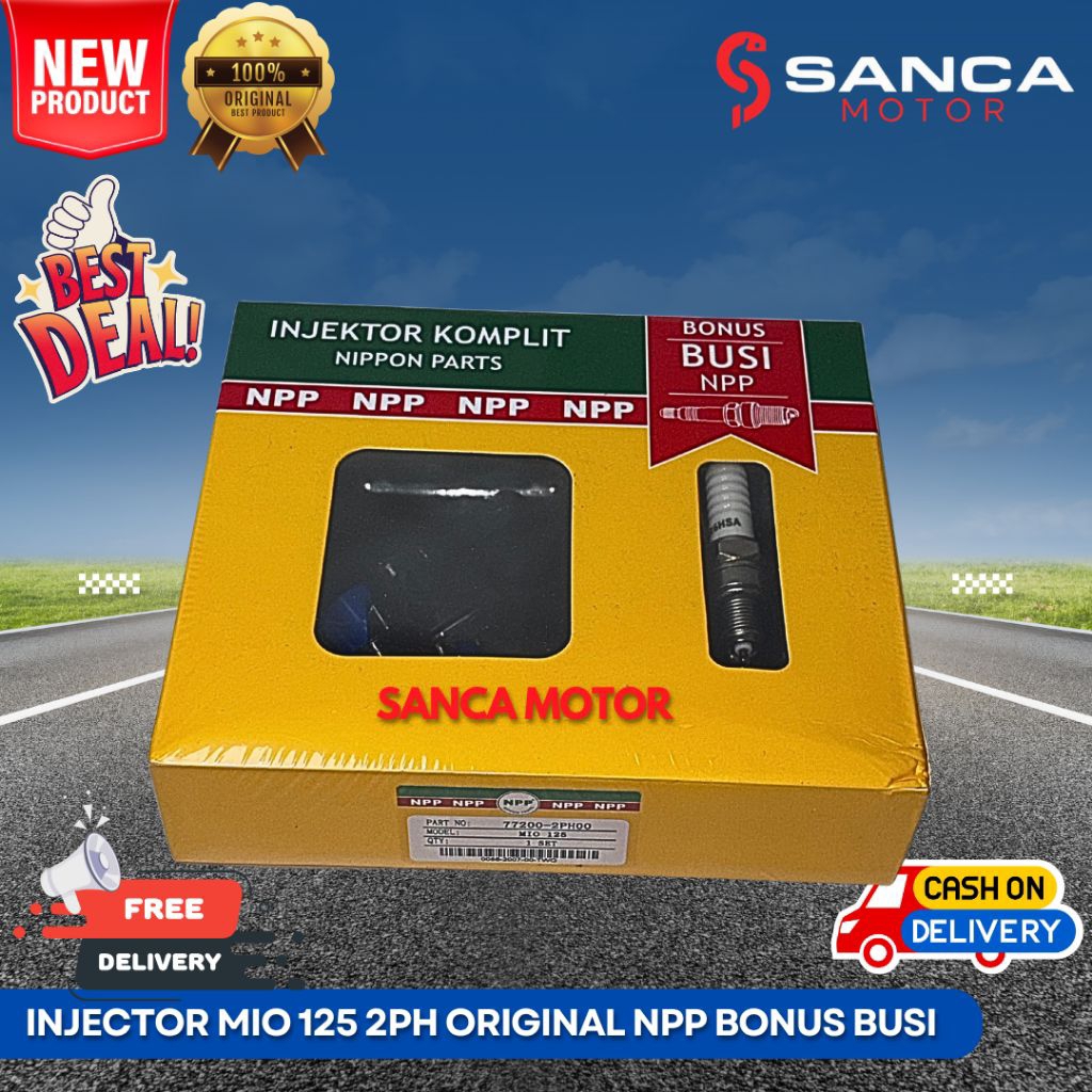 INJECTOR KIT MIO 125 SOUL GT 125 2PH BONUS BUSI ORIGINAL NPP
